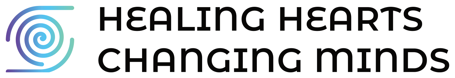 Healing Hearts Changing Minds horizontal logo